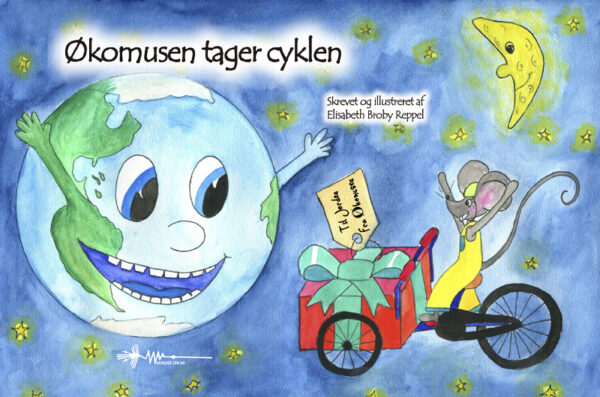 Økomusen tager cyklen elisabeth reppel klima børnebog øko wadskjær forlag