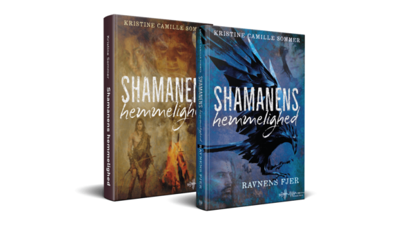 Ravnens fjer Shamanens hemmelighed serien fantasy kristine camille sommer spændingsroman historisk fiktion
